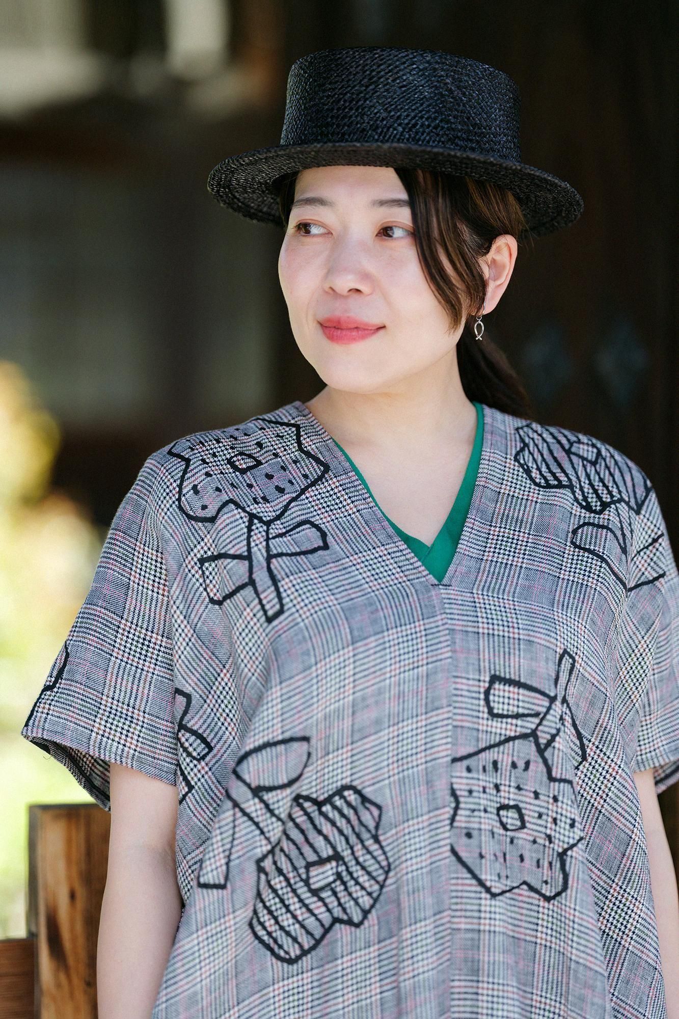 【新品】SOU.SOUのデザインで作った長方形衣❦麻×毛混合 SOU・SOU着衣 麻 長方形衣（ちょうほうけい） - 弥生時代に